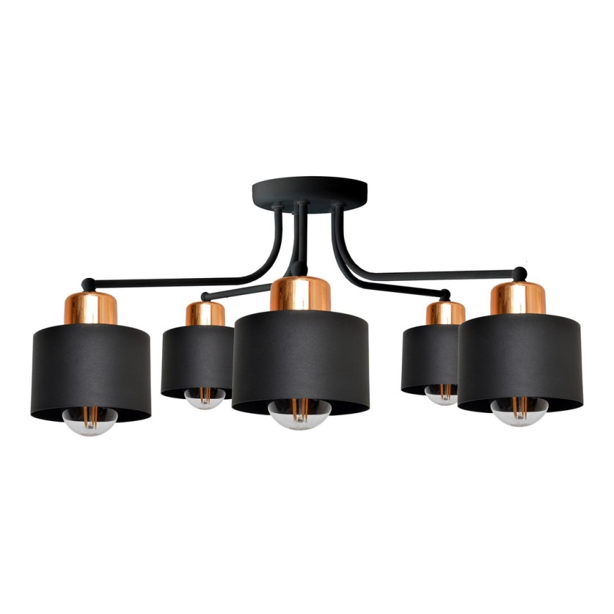 Ljuskrona EDISON 5xE27/15W/230V