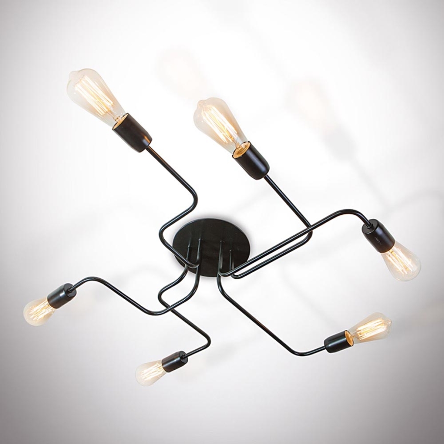 Ljuskrona ELECTRICO 6xE27/40W/230V 76 cm