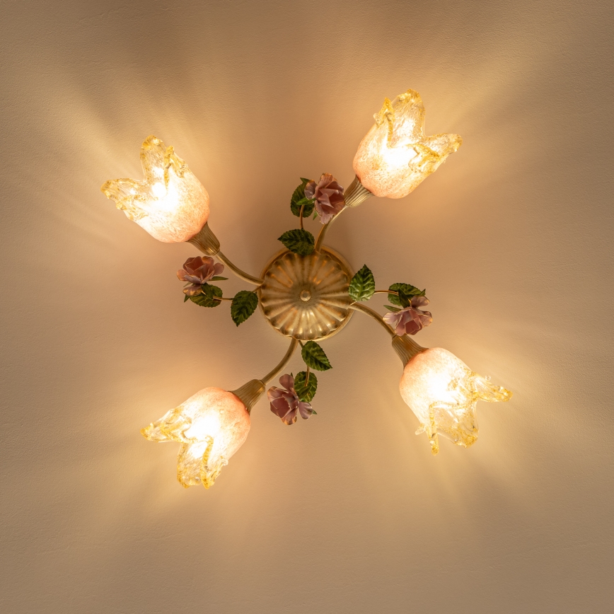 Ljuskrona FIORINTINO 4xE14/40W/230V