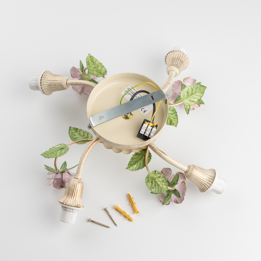 Ljuskrona FIORINTINO 4xE14/40W/230V