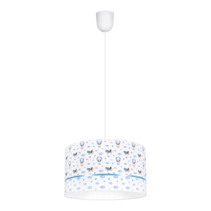 Ljuskrona för barn  PIKKI 1xE27/60W/230V blå 
