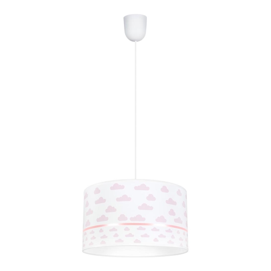 Ljuskrona för barn  PIKKI 1xE27/60W/230V rosa 