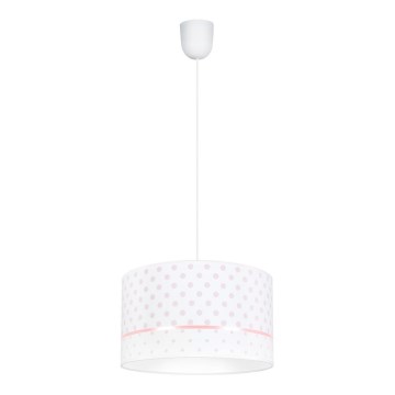 Ljuskrona för barn  PIKKI 1xE27/60W/230V rosa