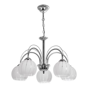 Ljuskrona med kedja 5xE27/60W/230V