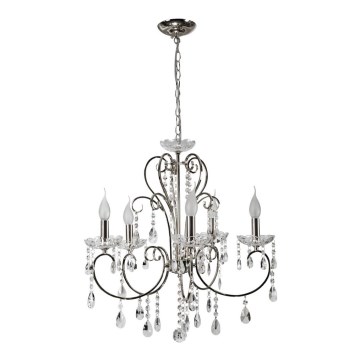 Ljuskrona med kedja AURORA 5xE14/40W/230V