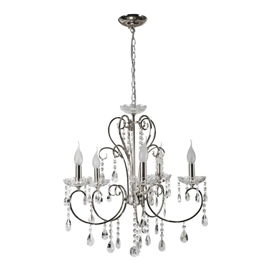 Ljuskrona med kedja AURORA 5xE14/40W/230V