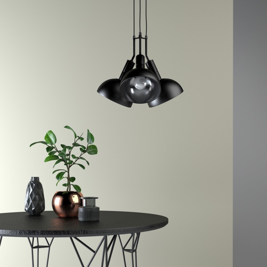 Ljuskrona med kedja BUFFI 3xE27/60W/230V
