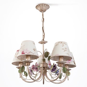 Ljuskrona med kedja CAMELLIA 5XE14/40W/230V 47 cm