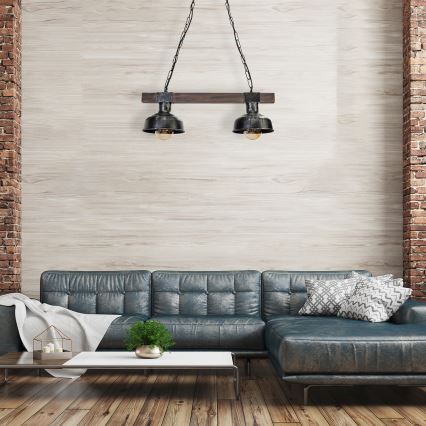 Ljuskrona med kedja FARO 2xE27/60W/230V
