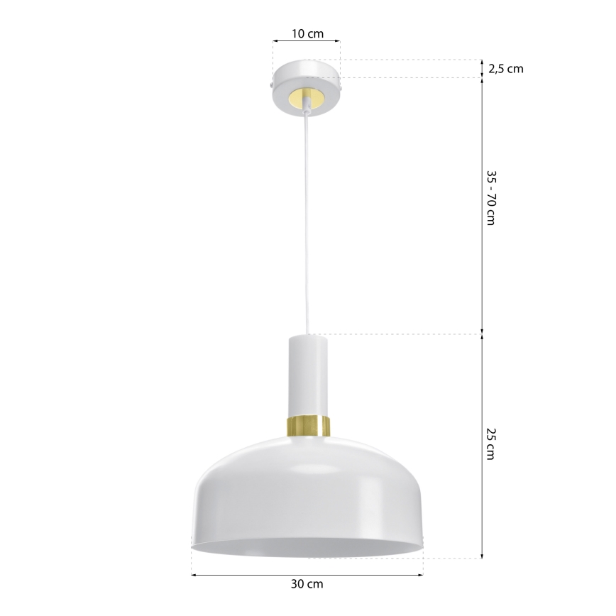 Ljuskrona med kedja MALMO 1xE27/60W/230V