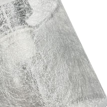 Ljuskrona med kedja ROSA 5xE27/60W/230V svart/grå