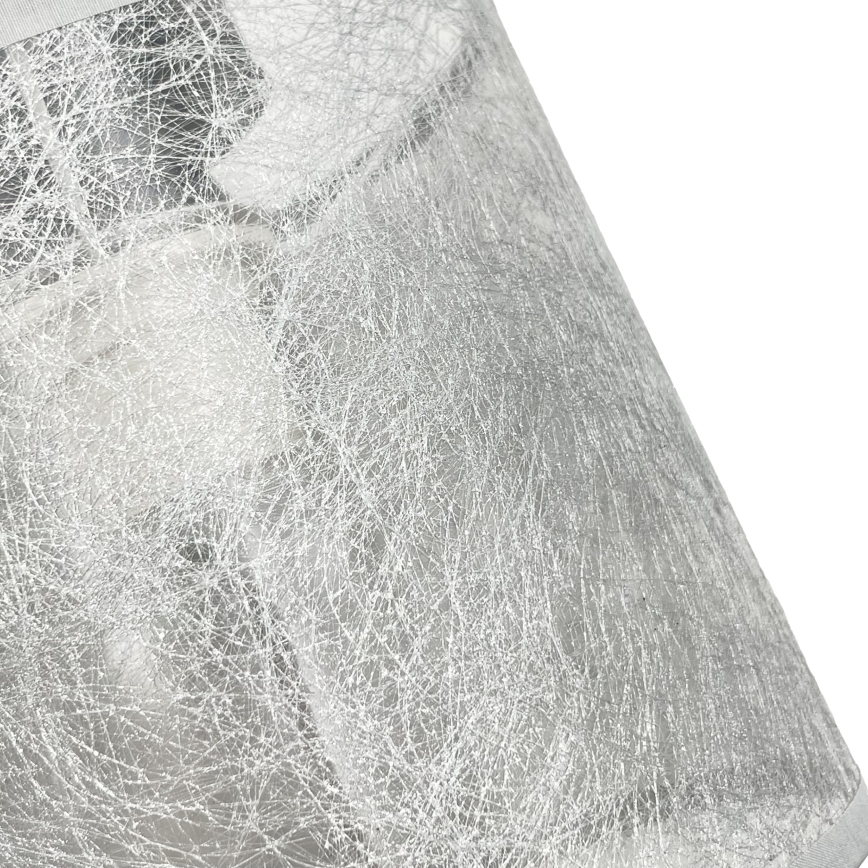 Ljuskrona med kedja ROSA 5xE27/60W/230V svart/grå