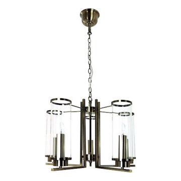 Ljuskrona med kedja VERDI 5xE14/40W/230V - FSC-certifierad
