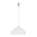 Ljuskrona med snöre 1xE27/60W/230V COFFEE