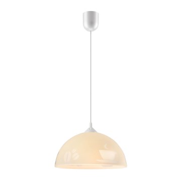 Ljuskrona med snöre 1xE27/60W/230V COFFEE