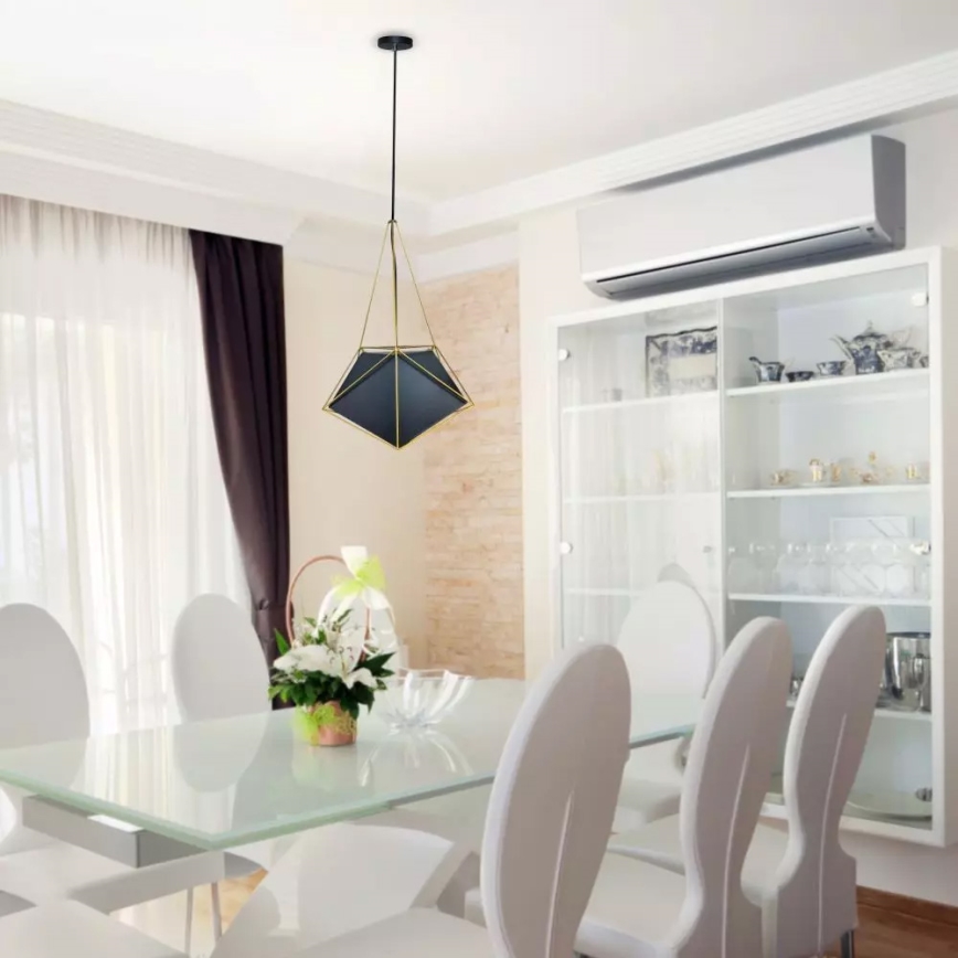Ljuskrona med snöre 1xE27/60W/230V