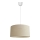 Ljuskrona med snöre ALBA 1xE27/15W/230V d.40 cm beige