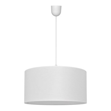 Ljuskrona med snöre ALBA 1xE27/15W/230V d.40 cm vit