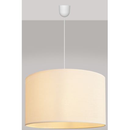 Ljuskrona med snöre ALBA 1xE27/15W/230V d.45 cm beige