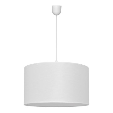 Ljuskrona med snöre ALBA 1xE27/15W/230V d.45cm vit