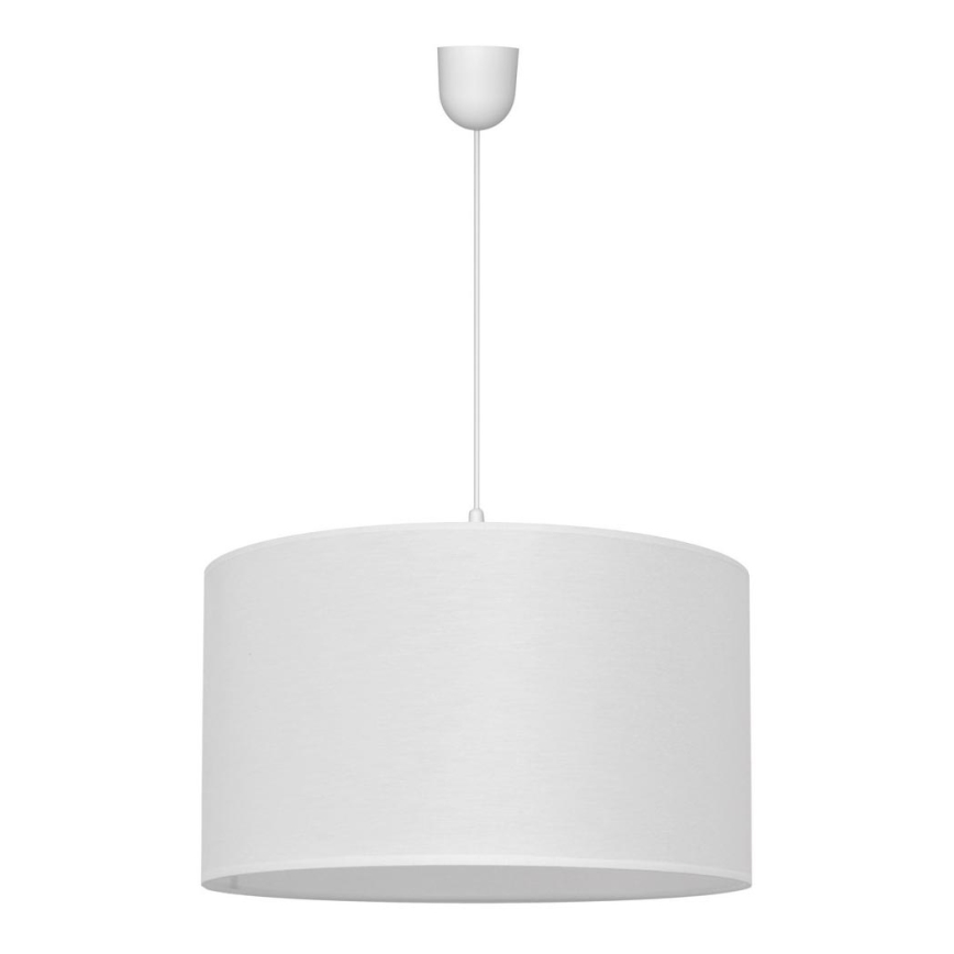 Ljuskrona med snöre ALBA 1xE27/15W/230V d.45cm vit
