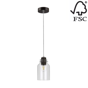 Ljuskrona med snöre ALESSANDRO 1xE27/60W/230V - FSC-certifierad