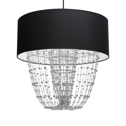 Ljuskrona med snöre ALMERIA 1xE27/60W/230V