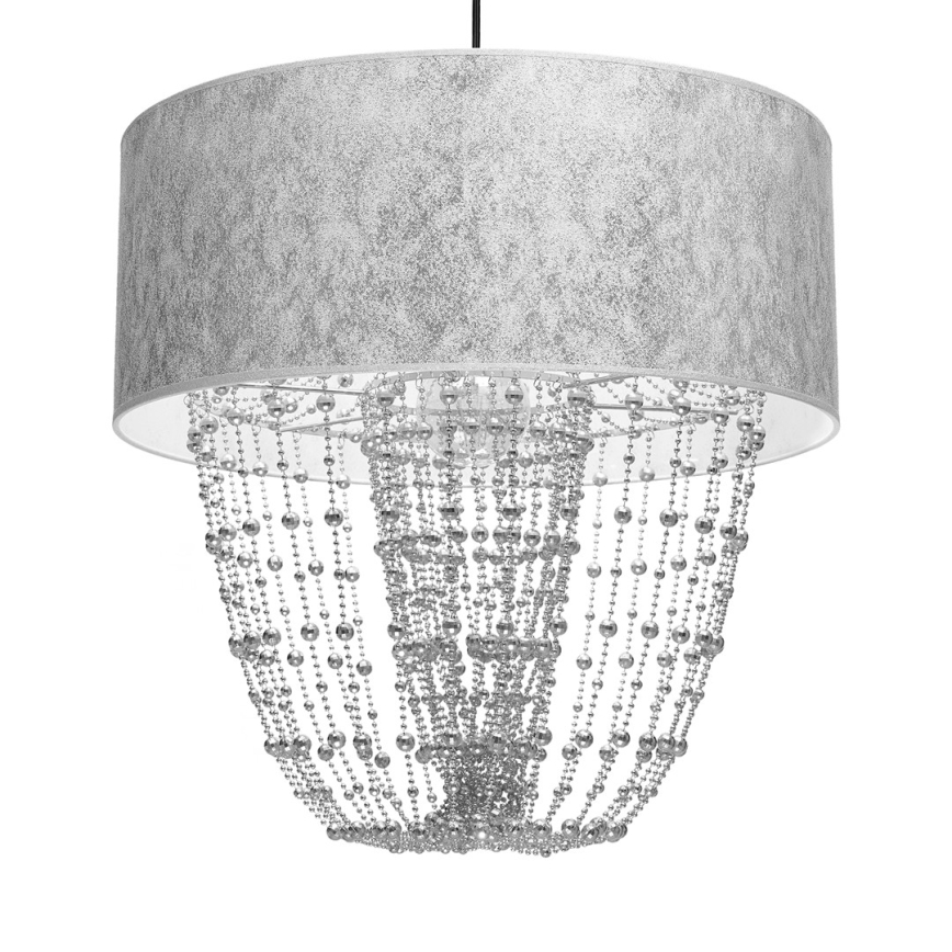 Ljuskrona med snöre ALMERIA 1xE27/60W/230V