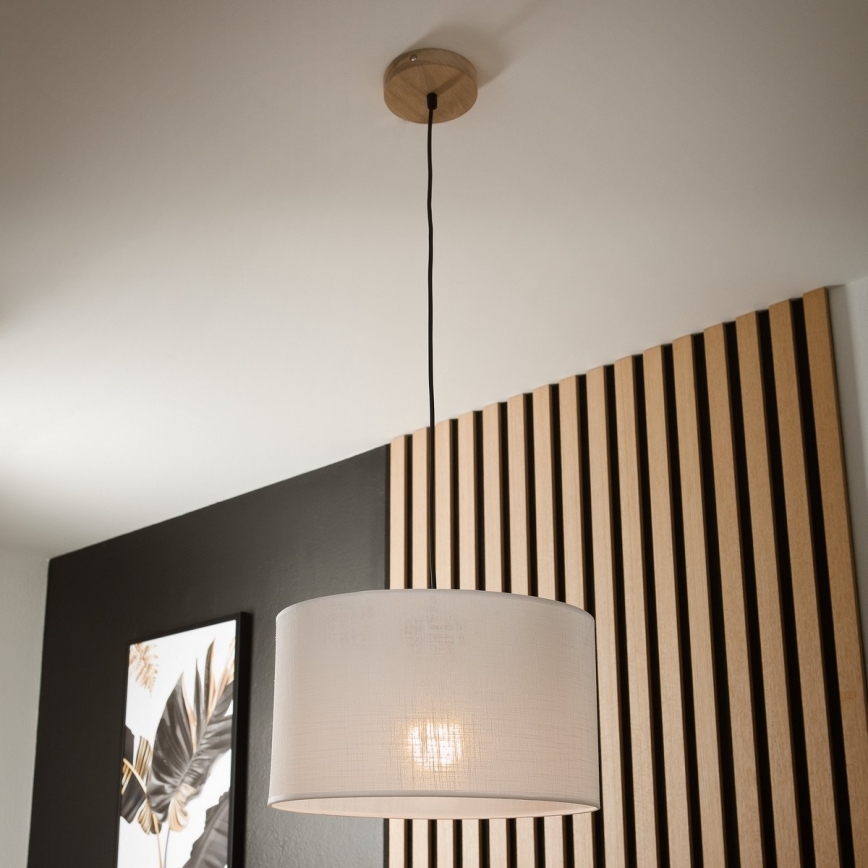 Ljuskrona med snöre ANTONIO 1xE27/60W/230V ek