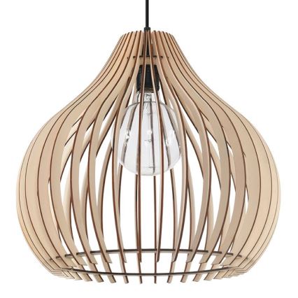 Ljuskrona med snöre APRILLA 1xE27/60W/230V