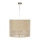Ljuskrona med snöre ARABESCA 1xE27/60W/230V beige