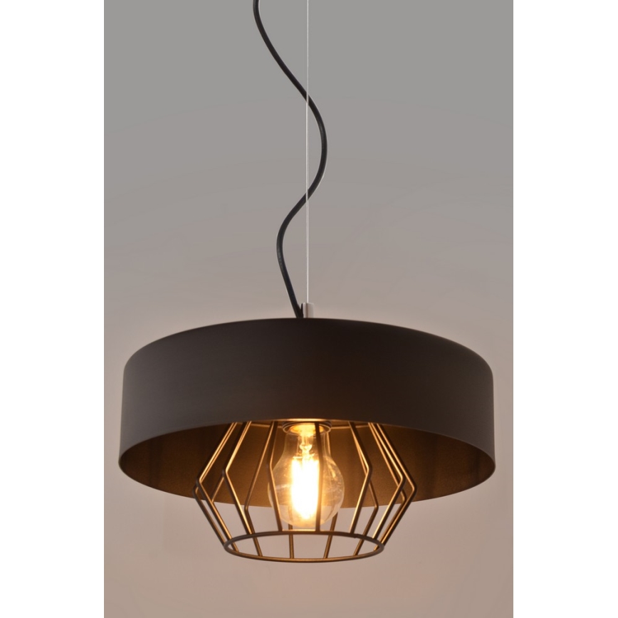 Ljuskrona med snöre BACARON 1xE27/15W/230V