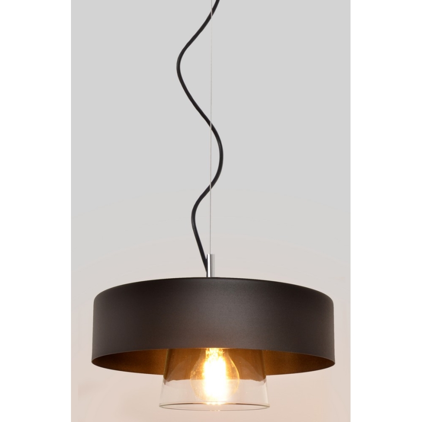 Ljuskrona med snöre BACARON 1xE27/15W/230V