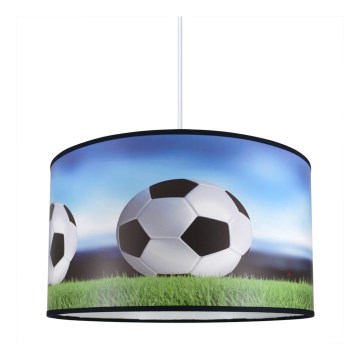 Ljuskrona med snöre Barn FOOTBALL 1xE27/60W/230V