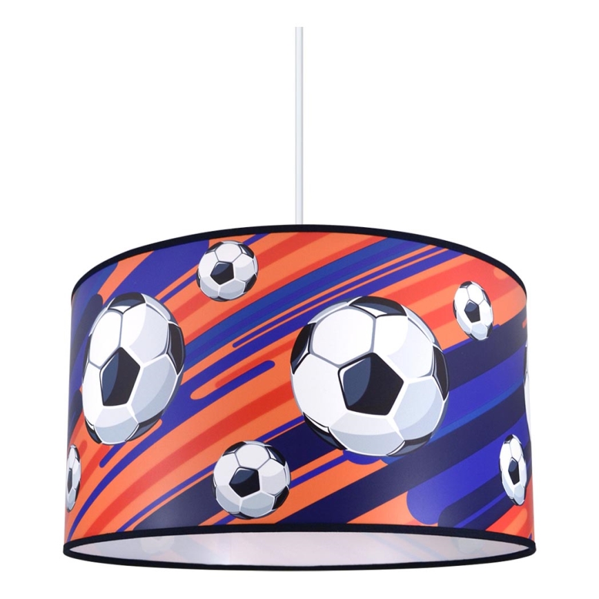 Ljuskrona med snöre Barn FOOTBALL 1xE27/60W/230V