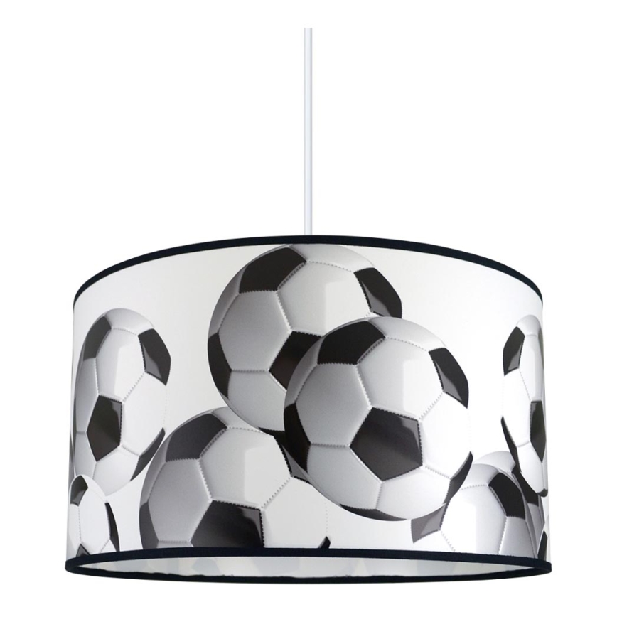 Ljuskrona med snöre Barn FOOTBALL 1xE27/60W/230V