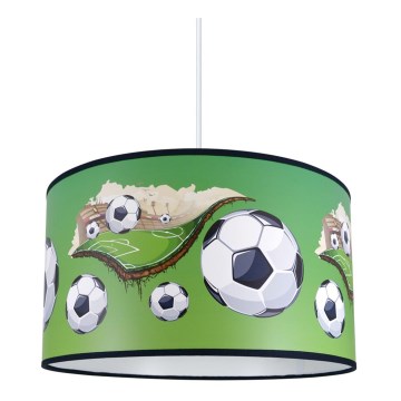 Ljuskrona med snöre Barn FOOTBALL 1xE27/60W/230V
