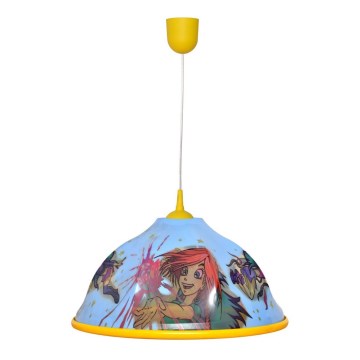 Ljuskrona med snöre Barn WITCH 1xE27/15W/230V