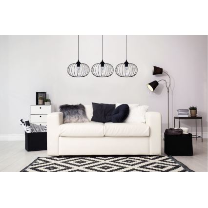 Ljuskrona med snöre BOCCA 3xE27/60W/230V