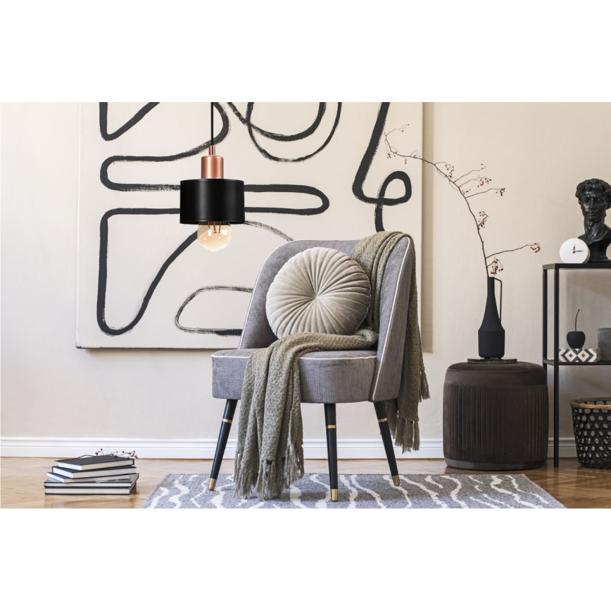 Ljuskrona med snöre BODO 1xE27/60W/230V