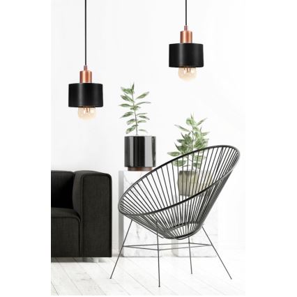 Ljuskrona med snöre BODO 1xE27/60W/230V