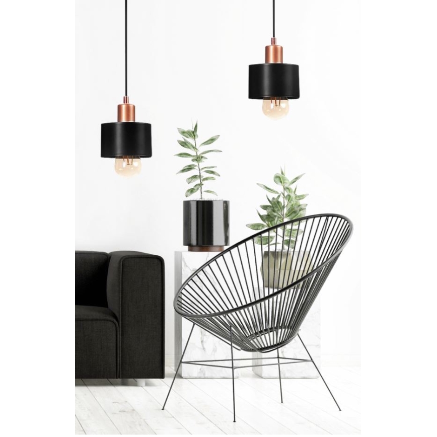 Ljuskrona med snöre BODO 1xE27/60W/230V