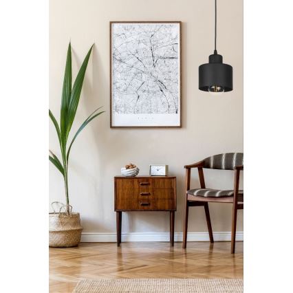 Ljuskrona med snöre BODO 1xE27/60W/230V