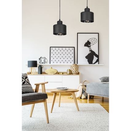 Ljuskrona med snöre BODO 1xE27/60W/230V