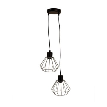 Ljuskrona med snöre BONOX 2xE27/60W/230V
