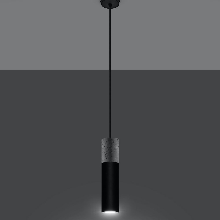 Ljuskrona med snöre BORGIO 1xGU10/40W/230V