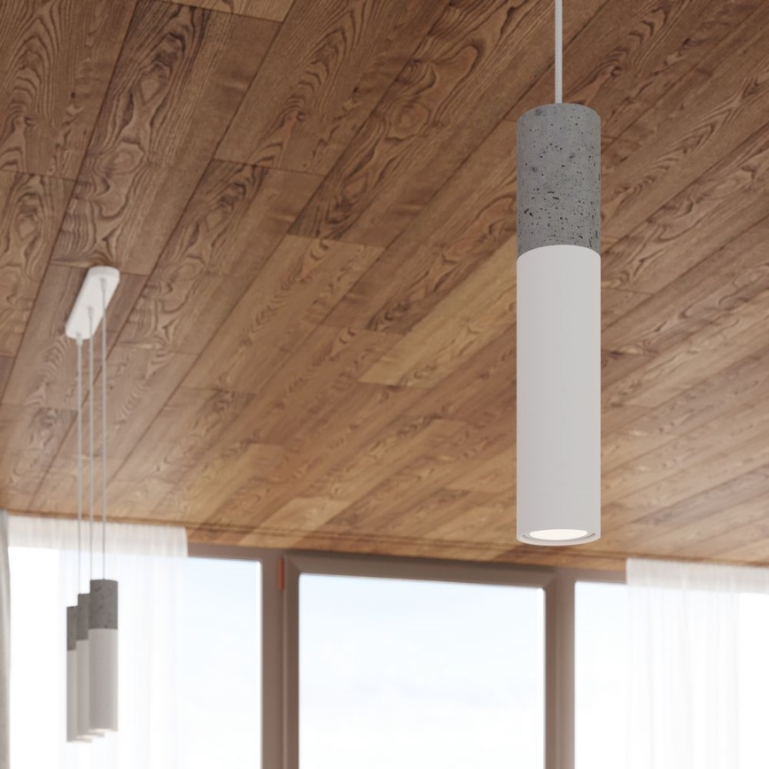 Ljuskrona med snöre BORGIO 1xGU10/40W/230V