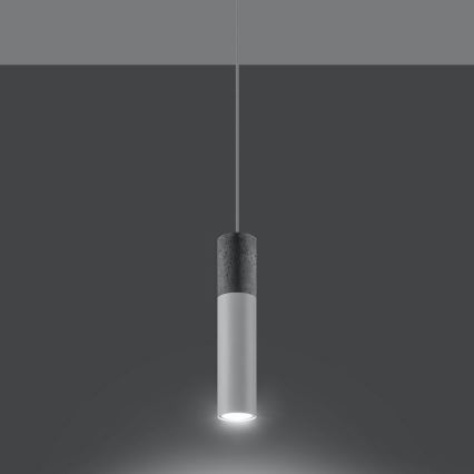 Ljuskrona med snöre BORGIO 1xGU10/40W/230V