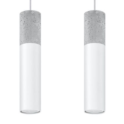 Ljuskrona med snöre BORGIO 2xGU10/40W/230V
