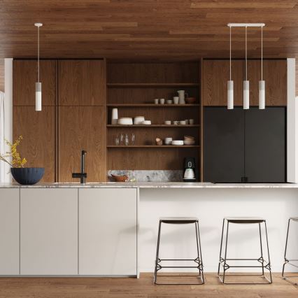 Ljuskrona med snöre BORGIO 3xGU10/40W/230V